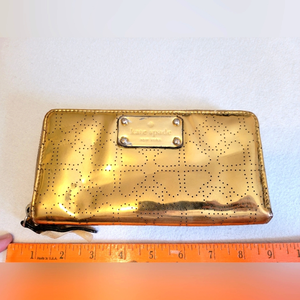 Kate Space Gold Heart Wallet